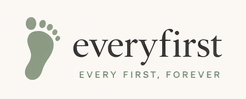 Everyfirst logo with footprint mark
